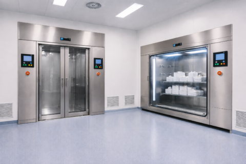Static Dynamic Box Pass Boxes with Controlled Airflow: Static vs Dynamic